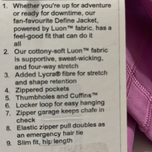 Lululemon Jacket - Picture 5 of 6